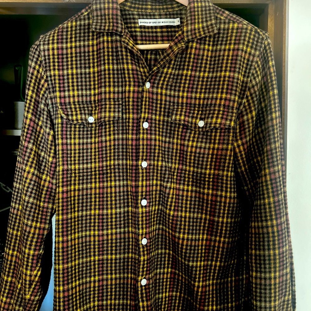 Shades of Grey Flannel Shirt